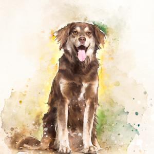 Watercolor Pet Portrait